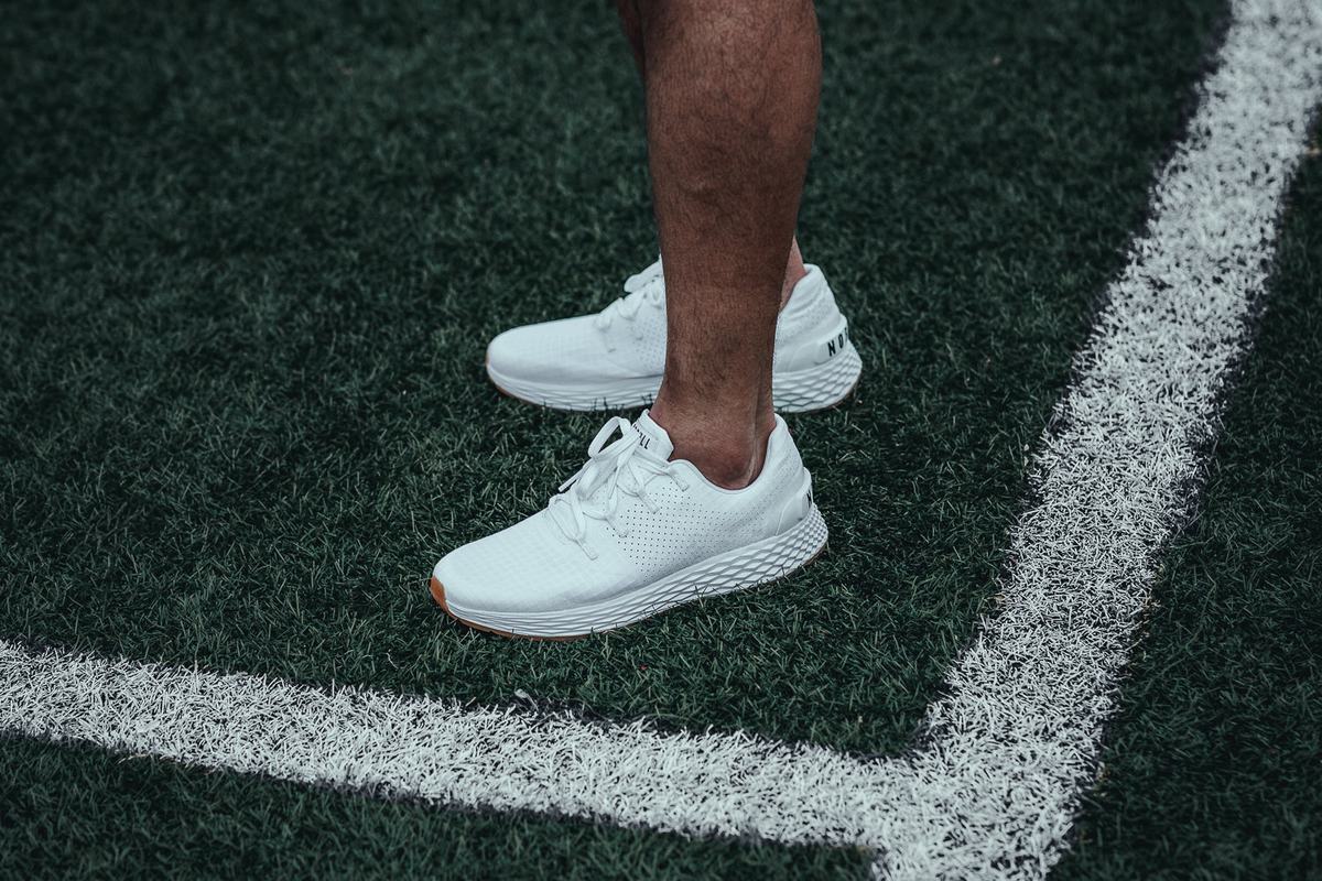 Nobull Ripstop Runner Men's Running Shoes White | Australia (IX2761)